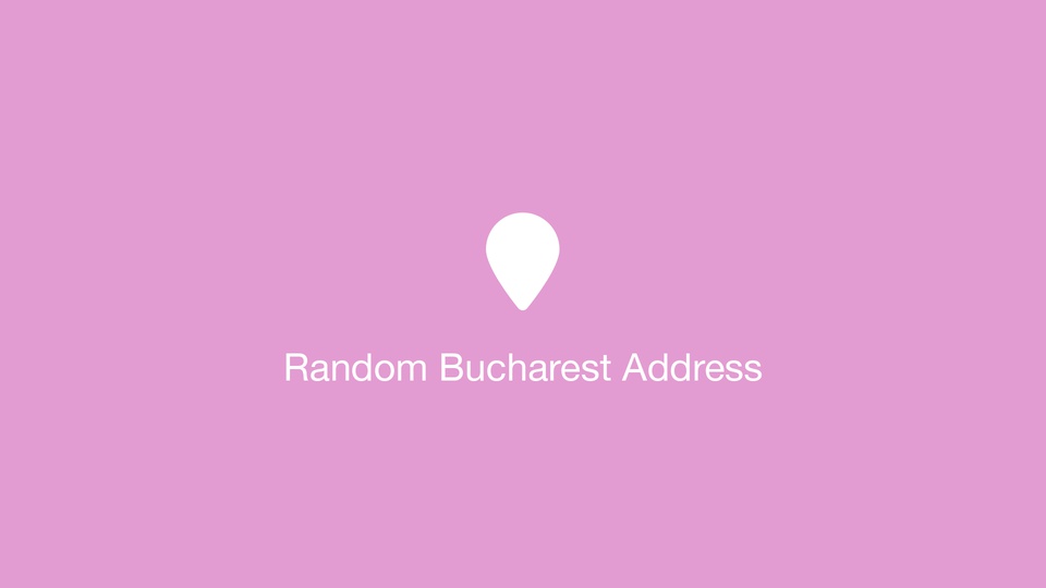 Random Bucharest Address