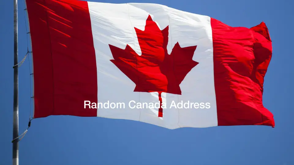 Random Canada Address
