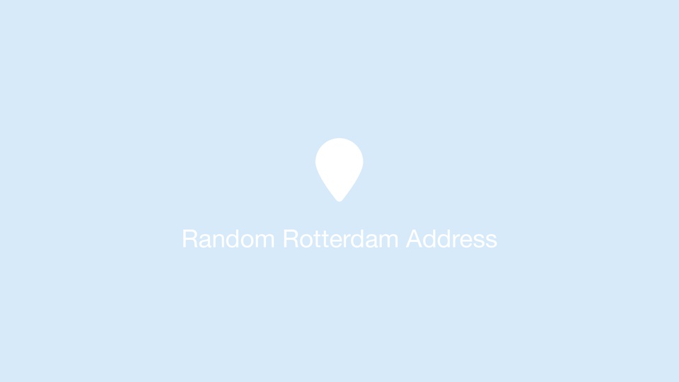 Random Rotterdam Address