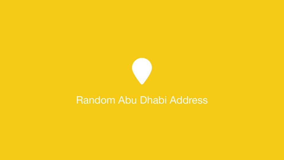 Random Abu Dhabi Address