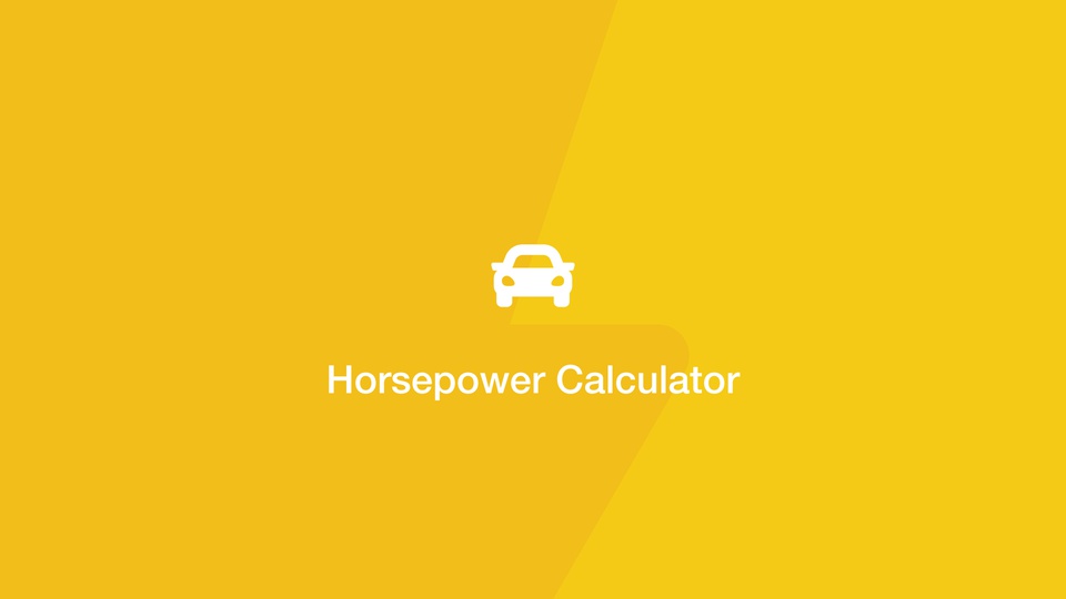 Horsepower Calculator
