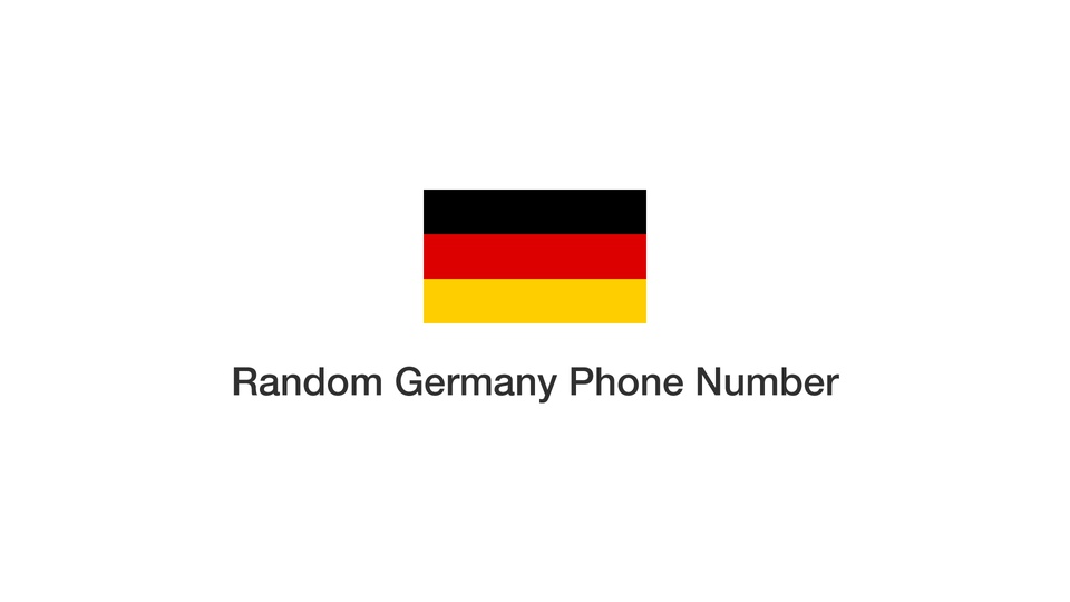 Random Germany Phone Number