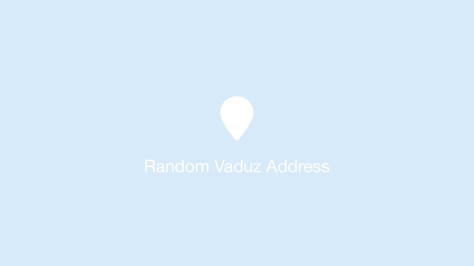 Random Vaduz Address