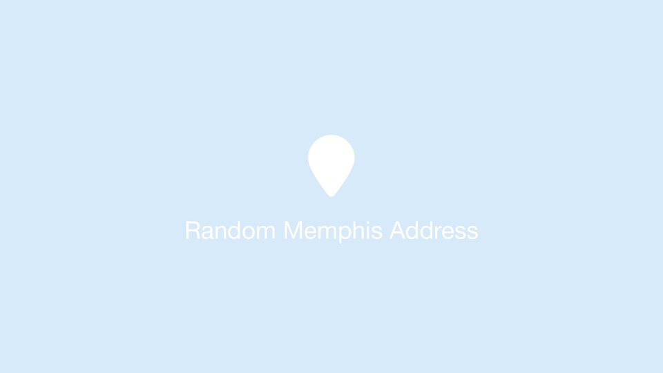 Random Memphis Address