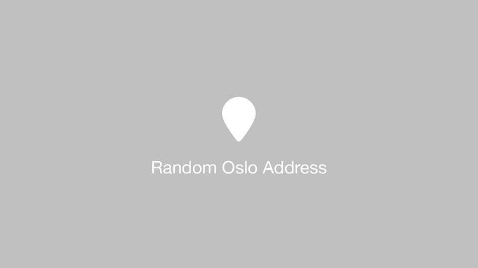 Random Oslo Address