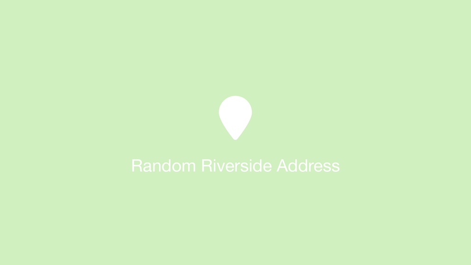 Random Riverside Address