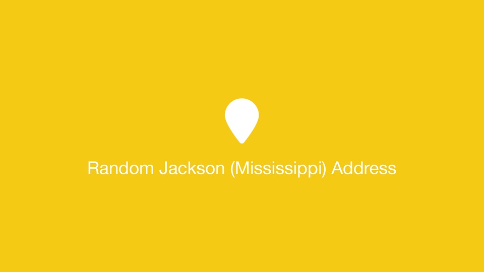 Random Jackson (Mississippi) Address