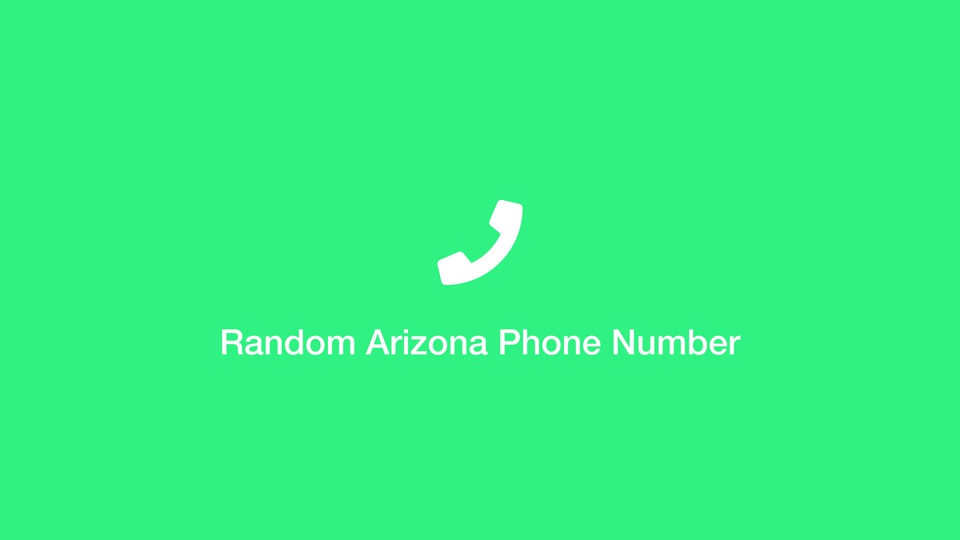 Random Arizona Phone Number