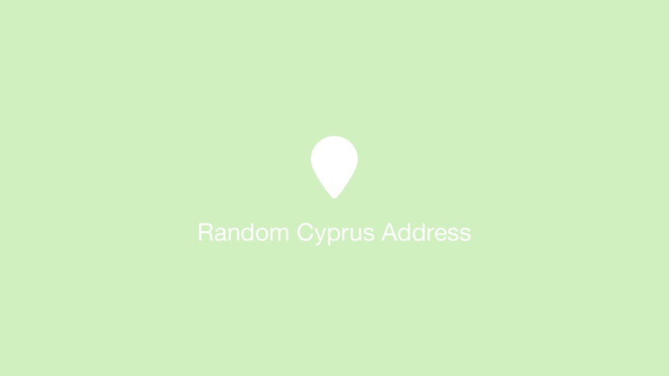 Random Cyprus Address