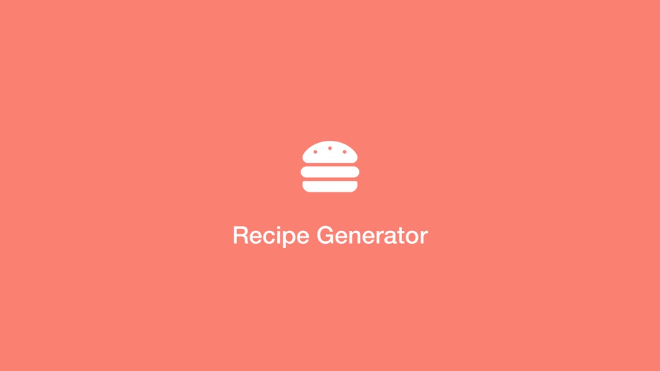 Random Recipe Generator