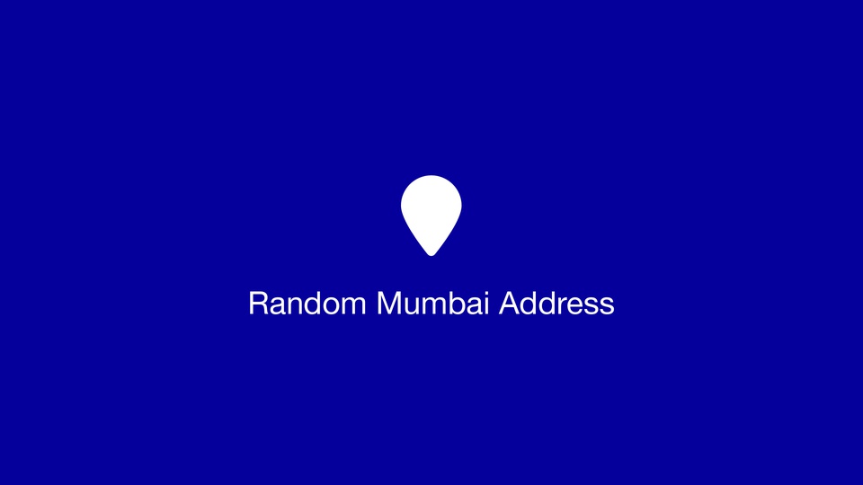 Random Mumbai Address