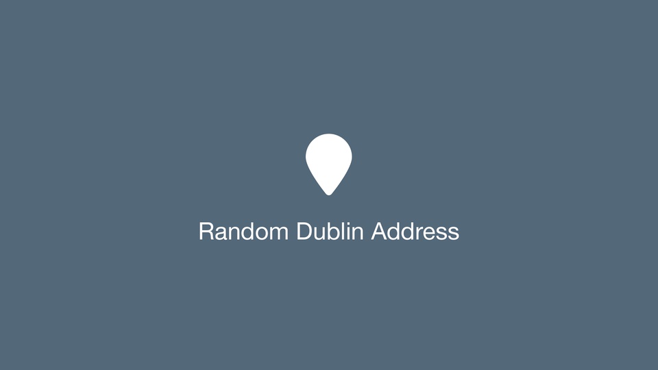 Random Dublin Address