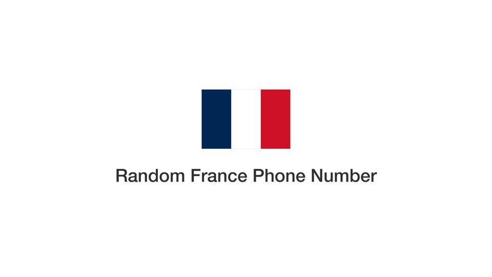 Random France Phone Number