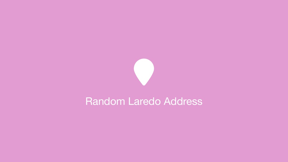 Random Laredo Address