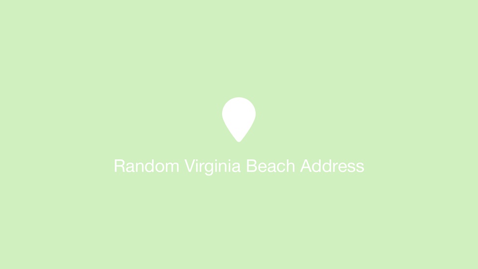 Random Virginia Beach Address