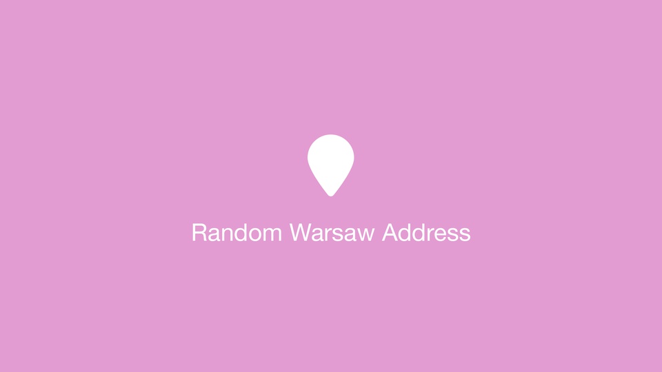 Random Warsaw Address