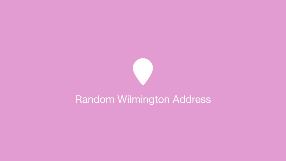 Random Wilmington Address