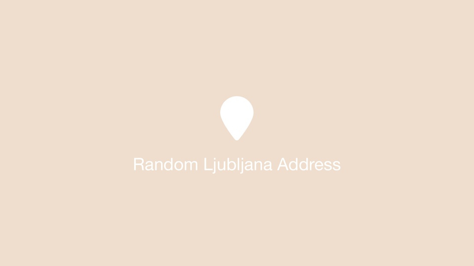 Random Ljubljana Address