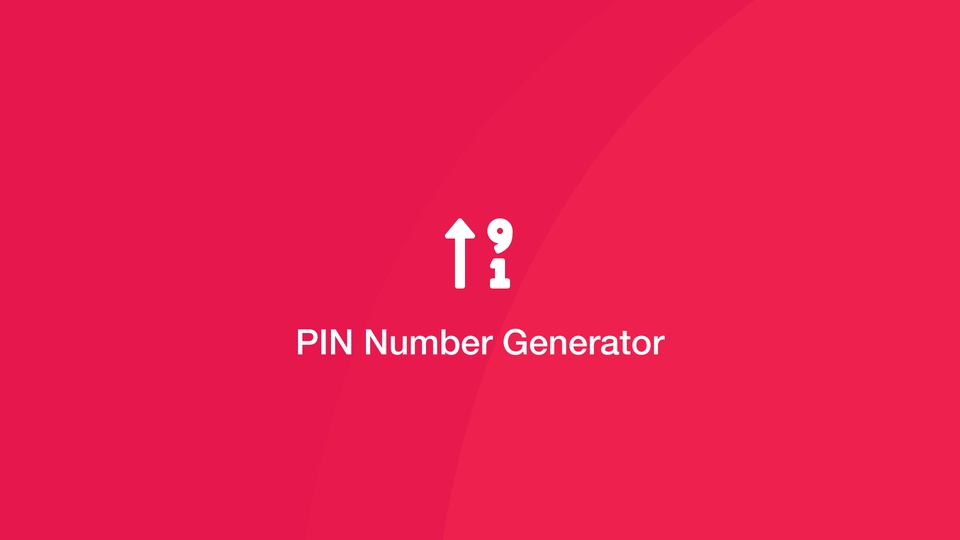 PIN Number Generator