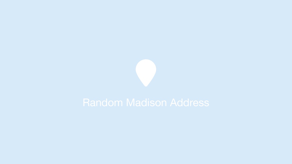Random Madison Address