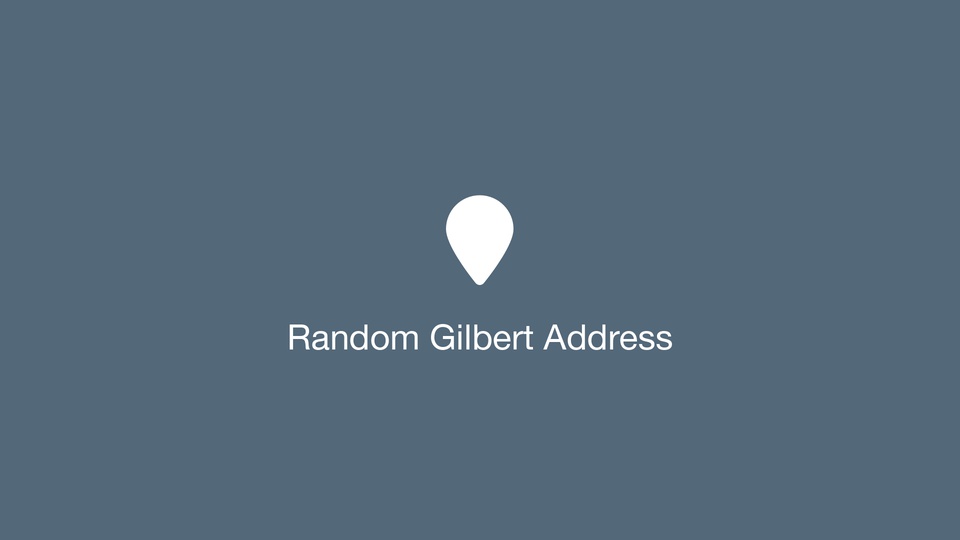 Random Gilbert Address