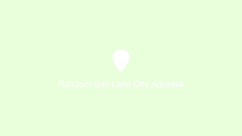 Random Salt Lake City Address
