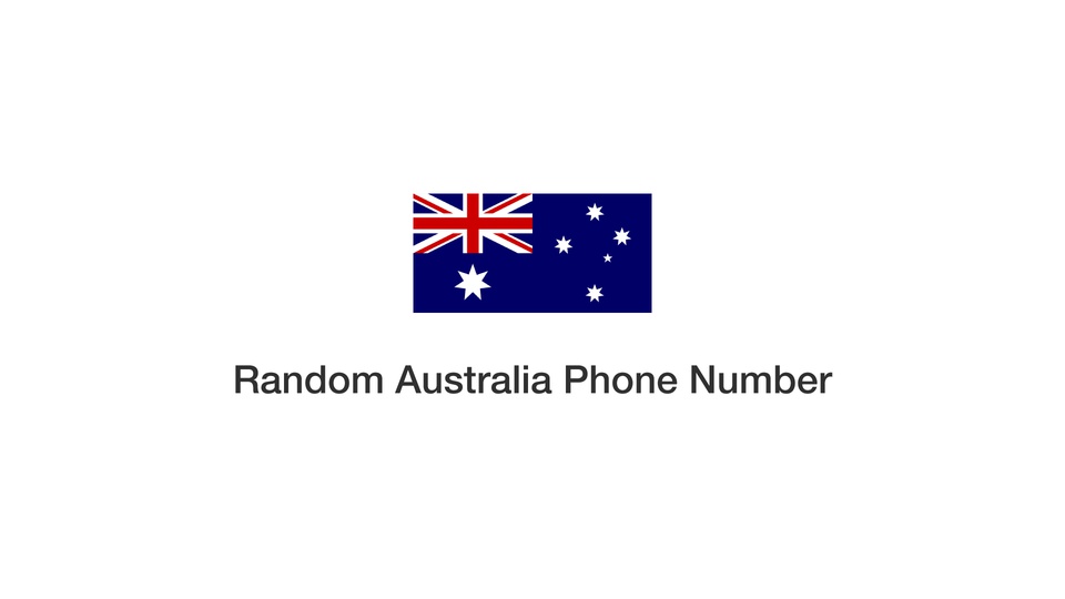 Random Australia Phone Number