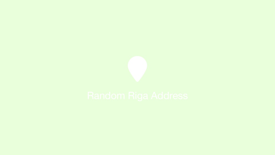 Random Riga Address