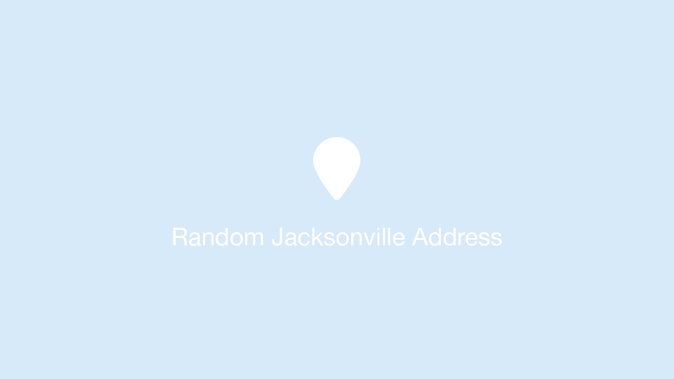 Random Jacksonville Address