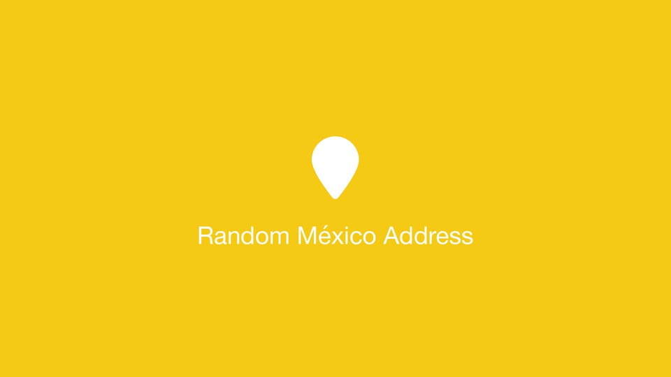 Random México Address