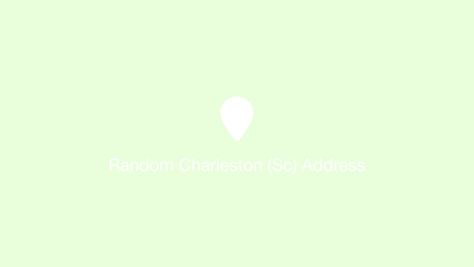 Random Charleston (Sc) Address