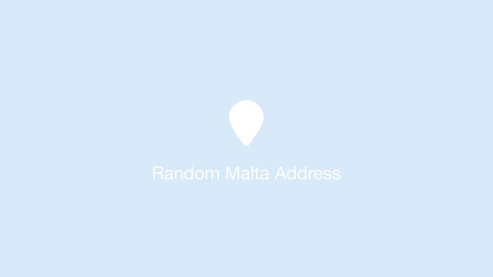 Random Malta Address