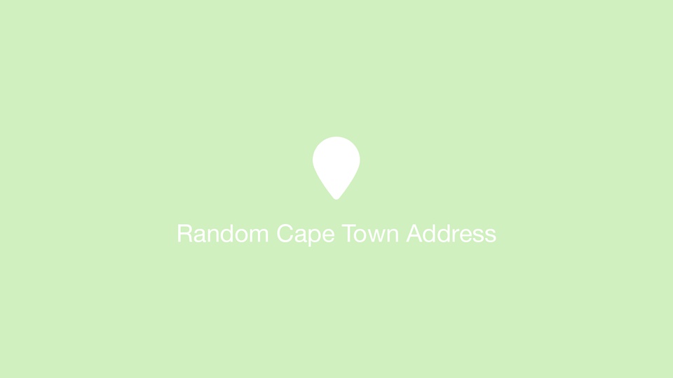 Random Cape Town Address
