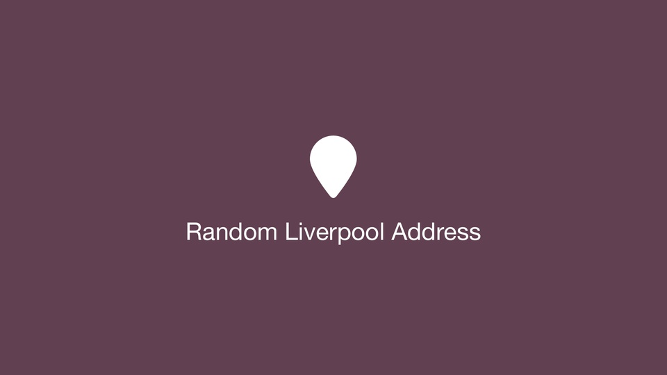 Random Liverpool Address