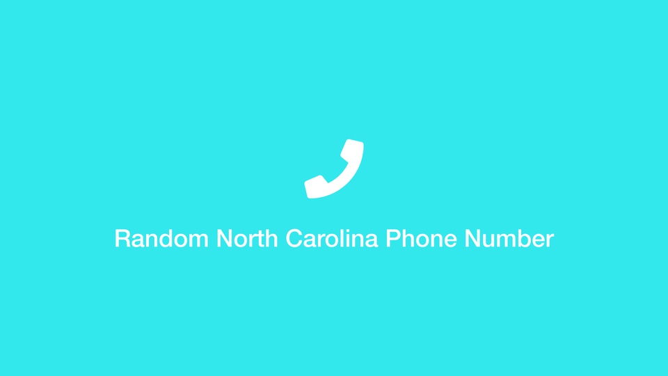 Random North Carolina Phone Number