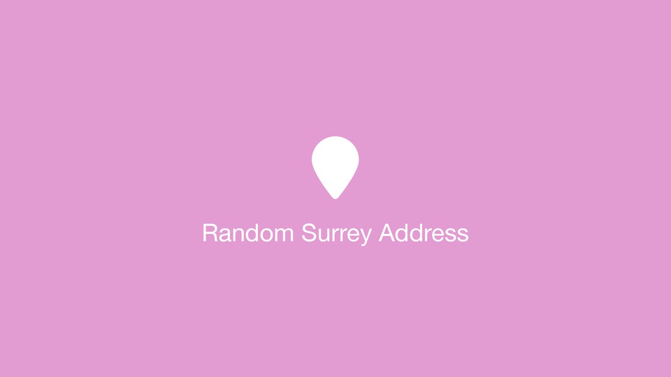 Random Surrey Address