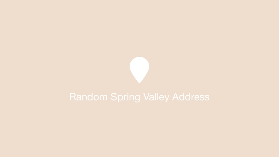 Random Spring Valley Address